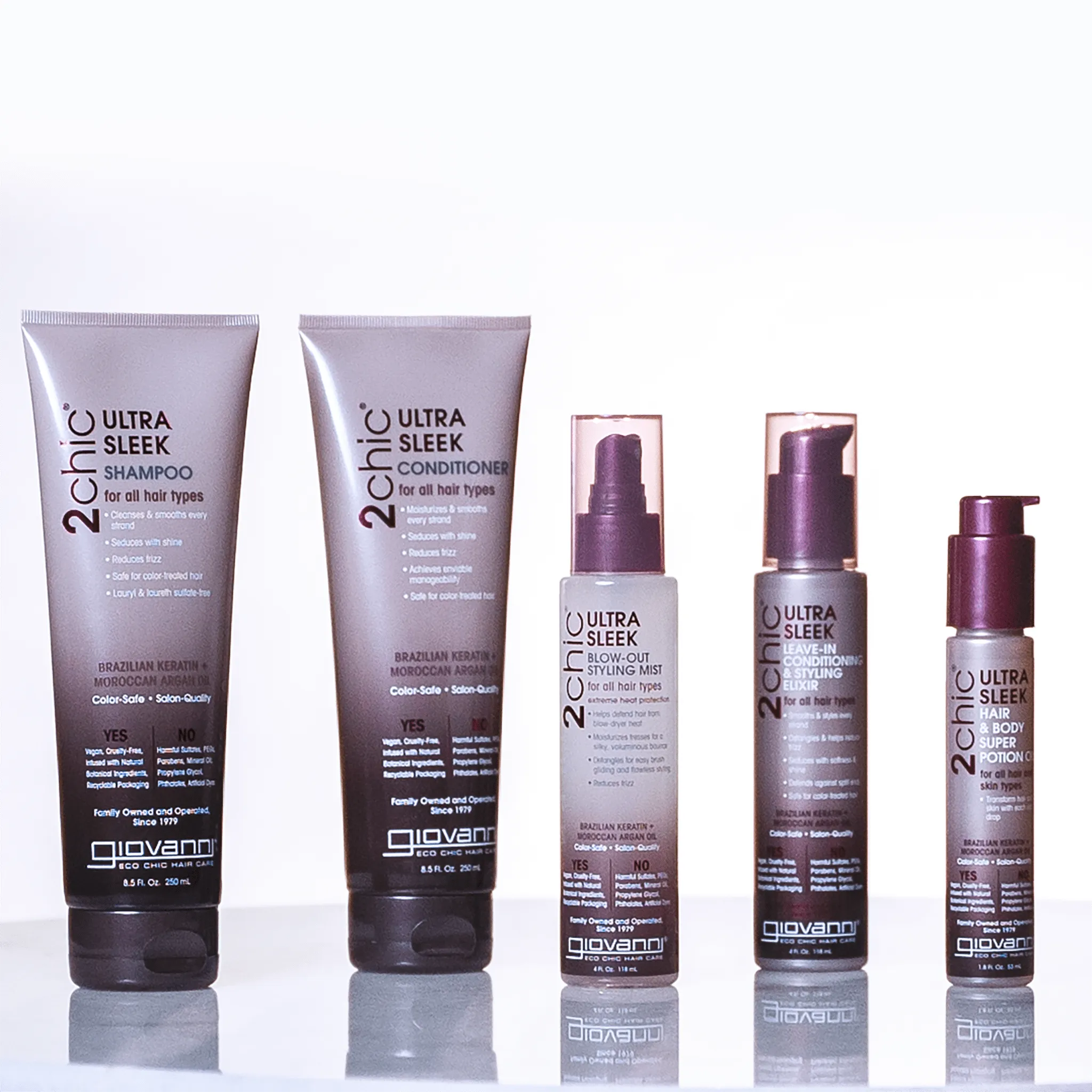 2Chic Ultra-Sleek | Leave-In Conditioning and Styling Elixir