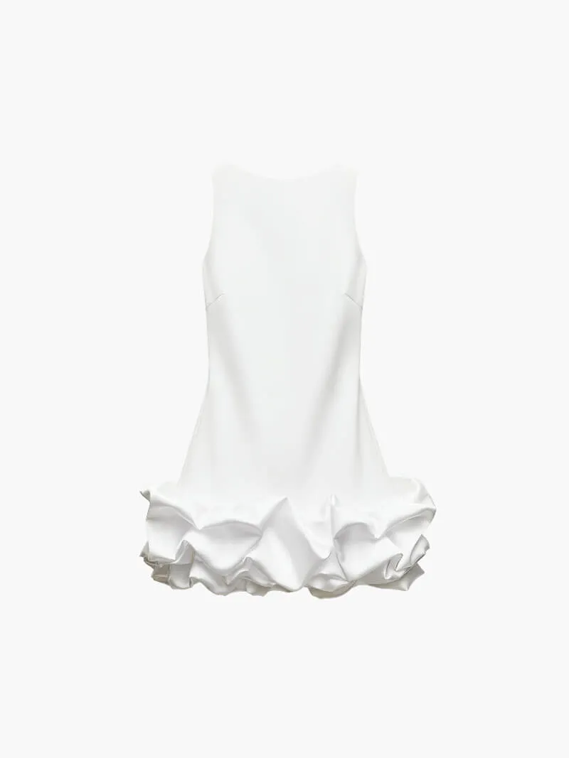 Anna | Sleeveless Ruffle Mini Dress