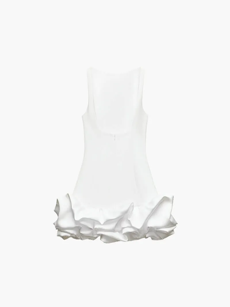 Anna | Sleeveless Ruffle Mini Dress
