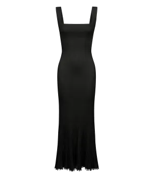 Beaded Atalanta Dress in Black