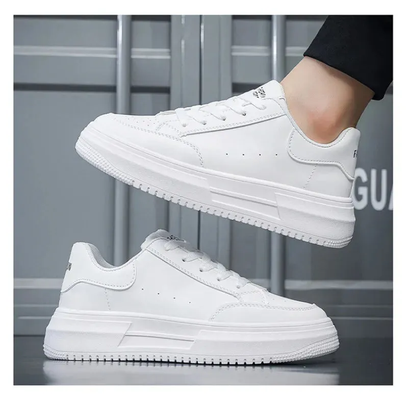 BlitzBounce Leder Herren Weiße Freizeitschuhe 2024