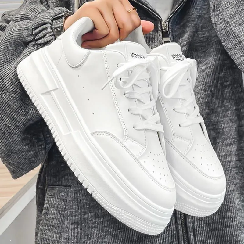 BlitzBounce Leder Herren Weiße Freizeitschuhe 2024