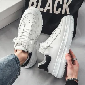 BlitzBounce Leder Herren Weiße Freizeitschuhe 2024