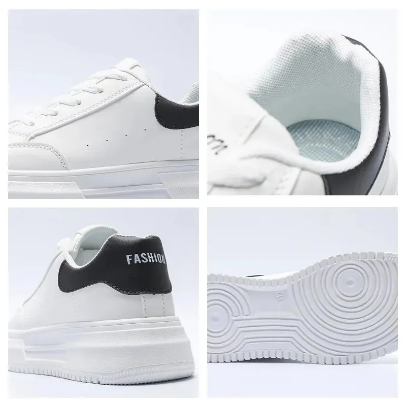 BlitzBounce Leder Herren Weiße Freizeitschuhe 2024