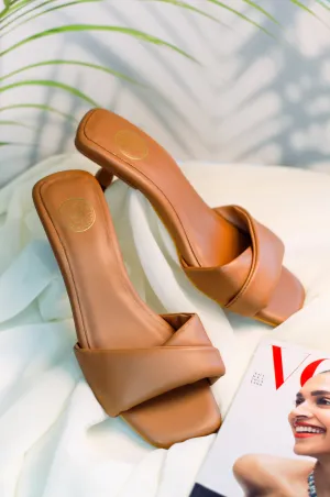 Brown Tan Heels - Everyday  heels LORE