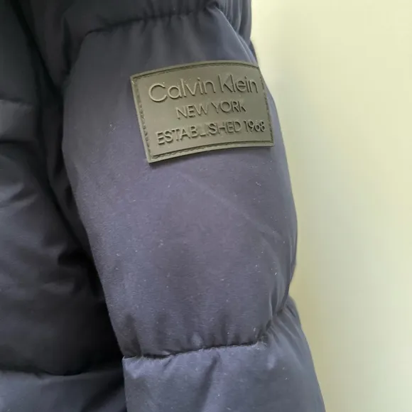 Calvin Klein Navy Puffer Jacket