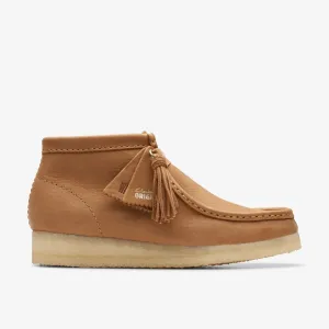 Clarks Women's Wallabee Boot Mid Tan Leather