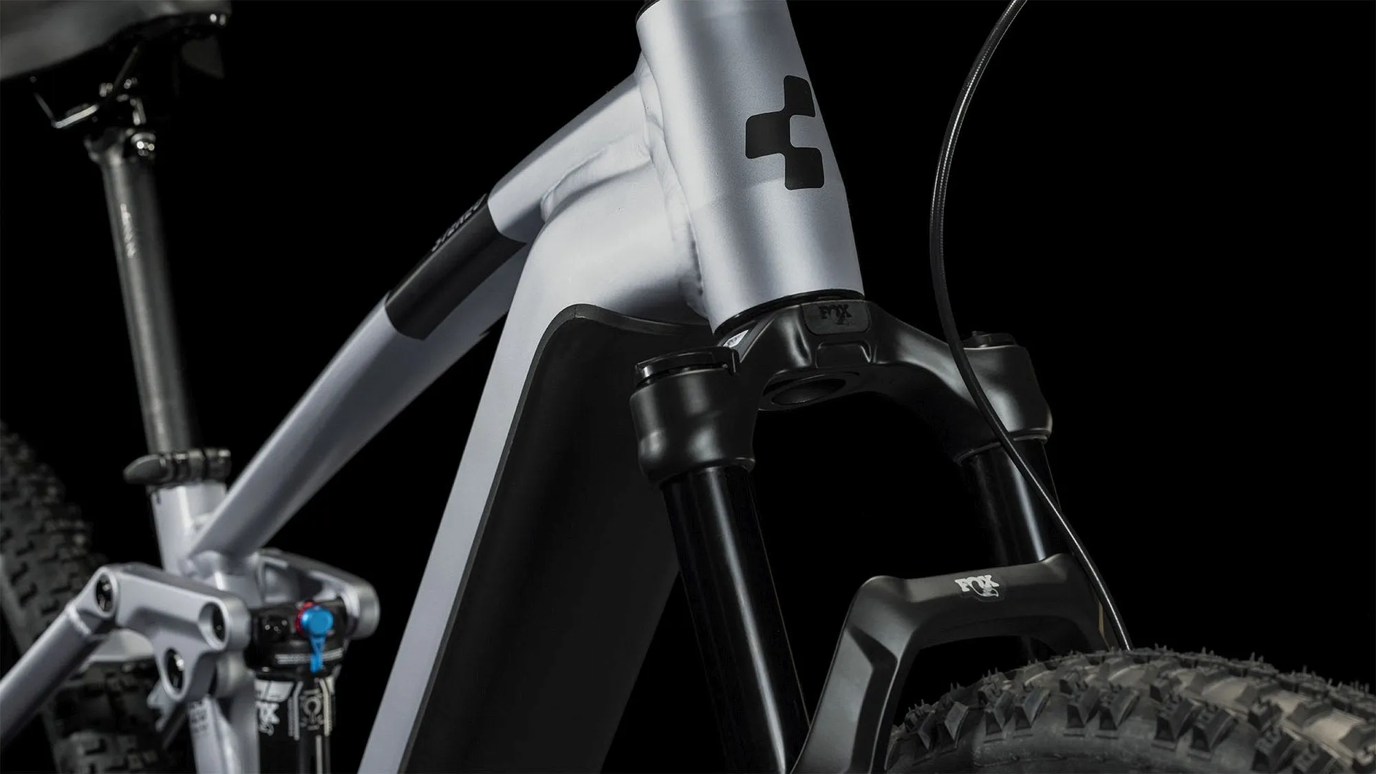 CUBE STEREO HYBRID 120 RACE 625 POLARSILVER/BLACK