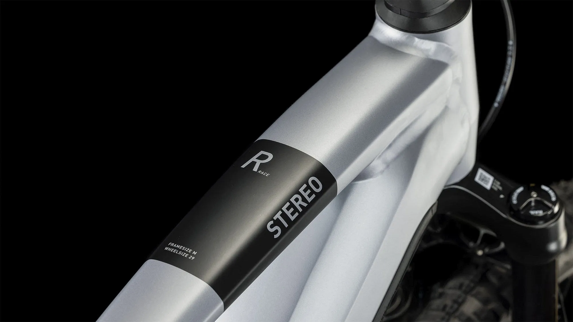 CUBE STEREO HYBRID 120 RACE 625 POLARSILVER/BLACK