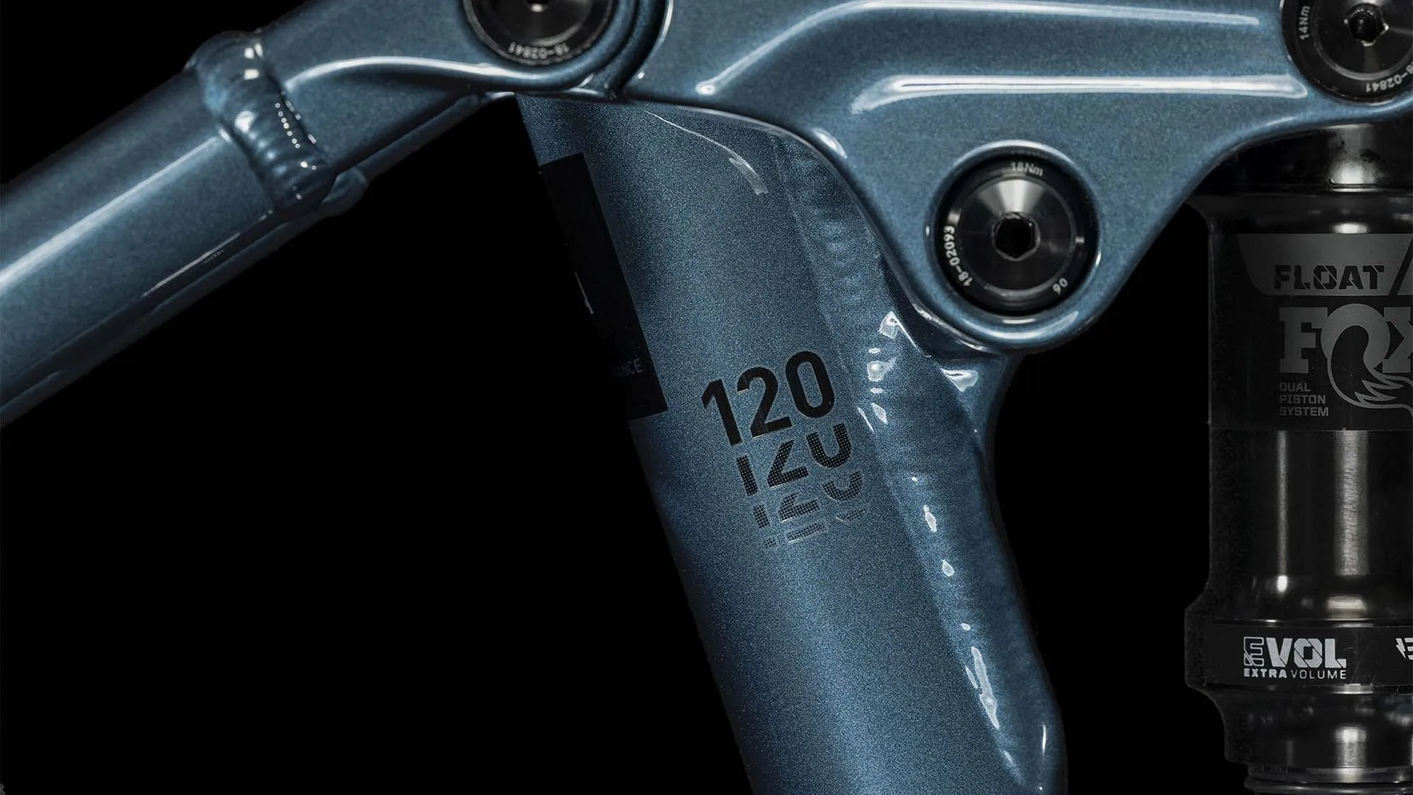 CUBE STEREO HYBRID 120 RACE 750 PETROLBLUE/CHROME