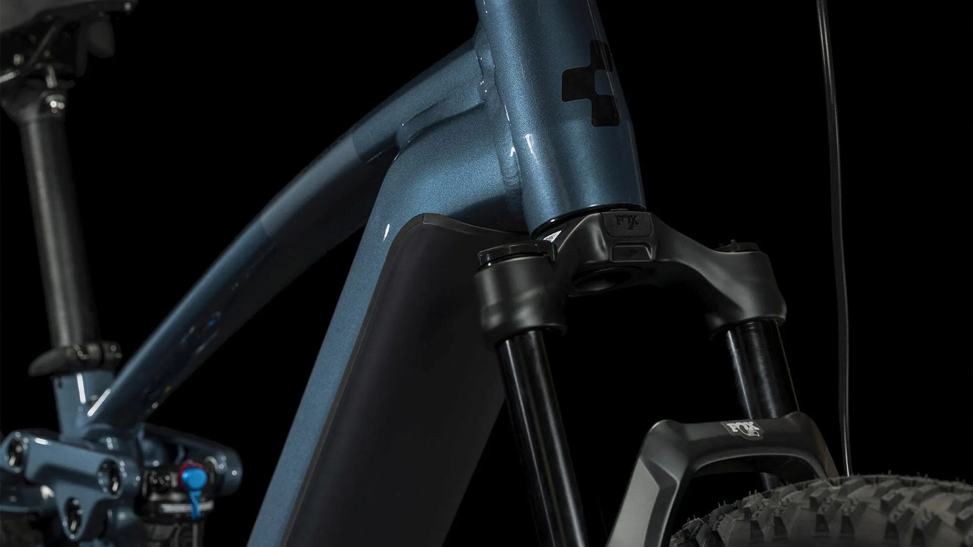 CUBE STEREO HYBRID 120 RACE 750 PETROLBLUE/CHROME