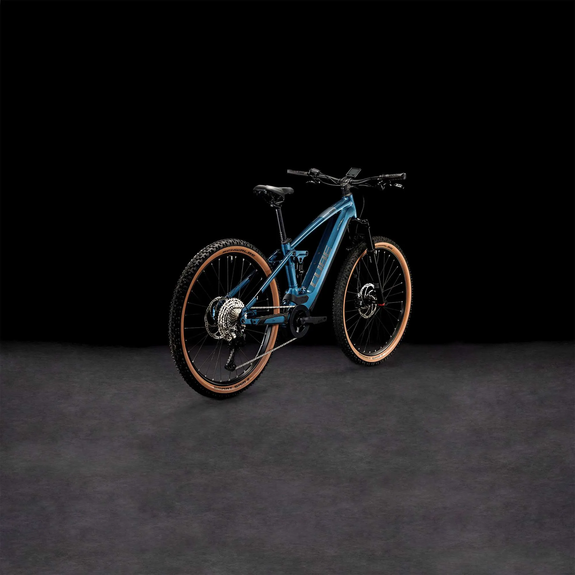 CUBE STEREO HYBRID 120 RACE 750 PETROLBLUE/CHROME