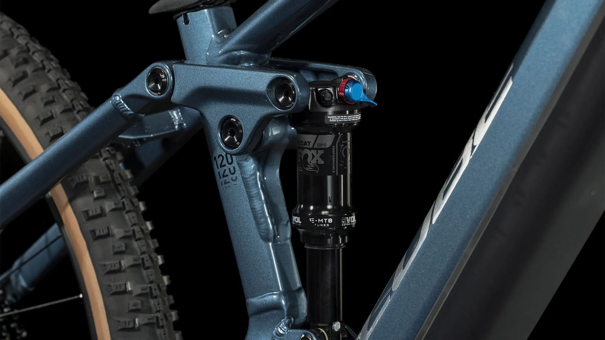 CUBE STEREO HYBRID 120 RACE 750 PETROLBLUE/CHROME