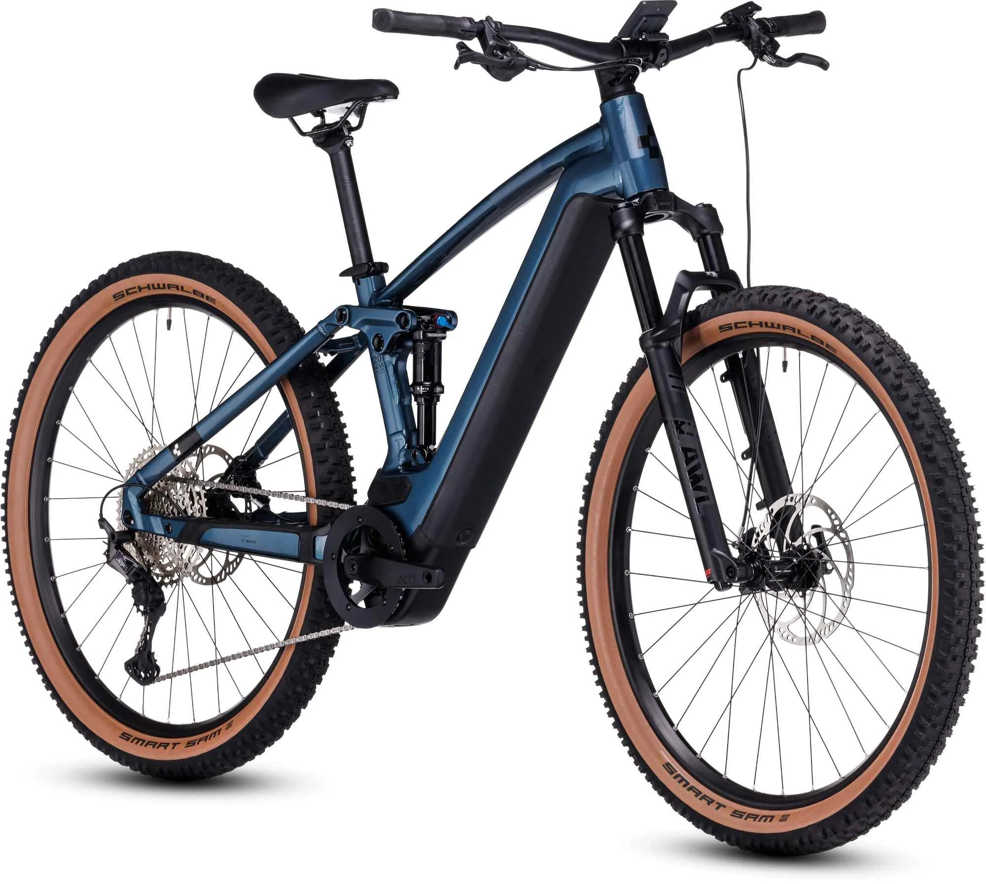 CUBE STEREO HYBRID 120 RACE 750 PETROLBLUE/CHROME