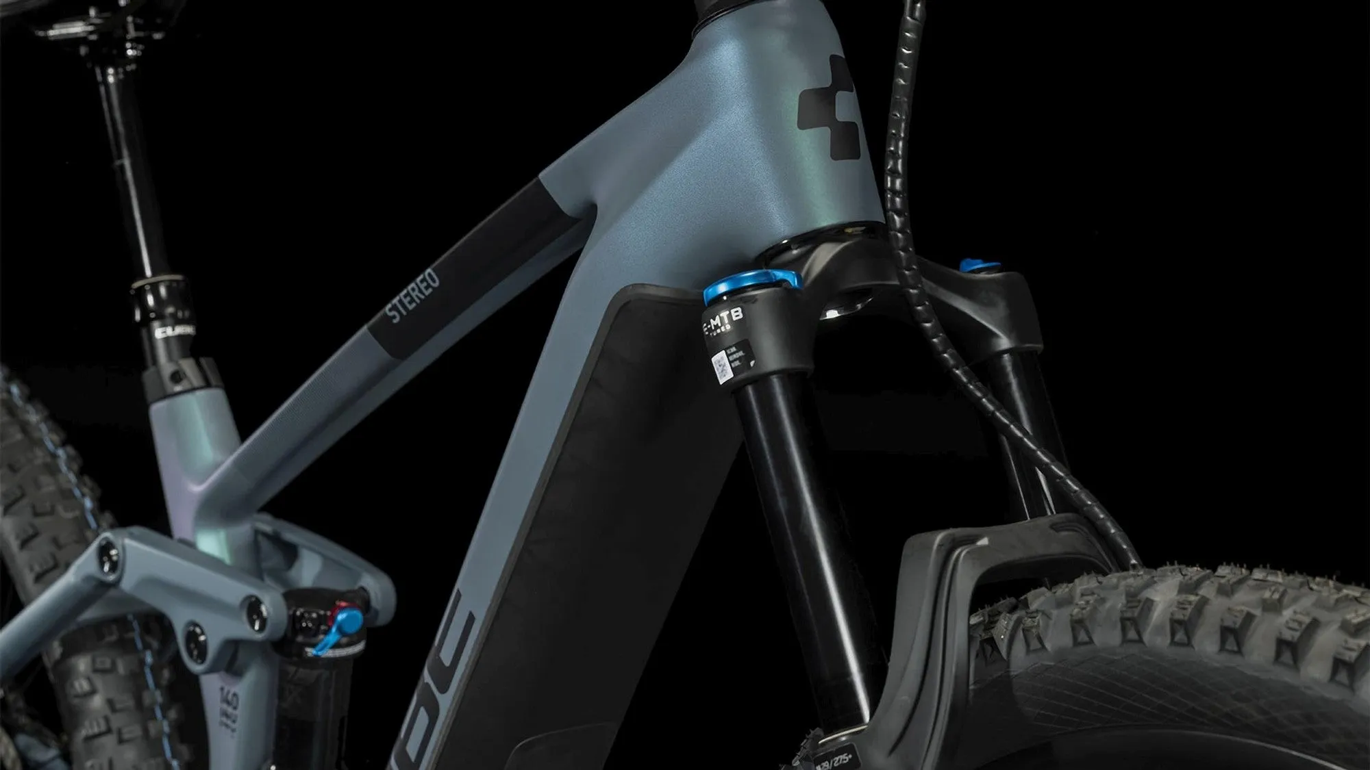 CUBE STEREO HYBRID 140 HPC ABS 750 SMARAGDGREY/BLUE