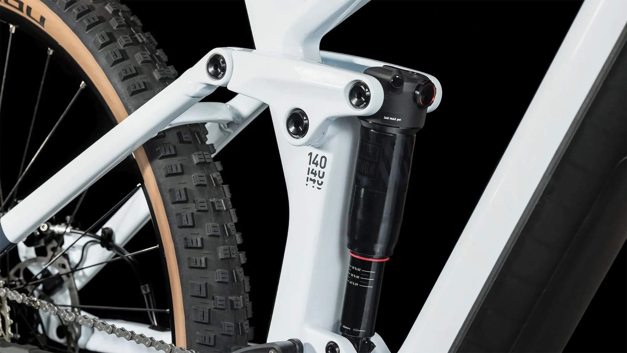 CUBE STEREO HYBRID 140 HPC PRO 750 FROSTWHITE/GREY