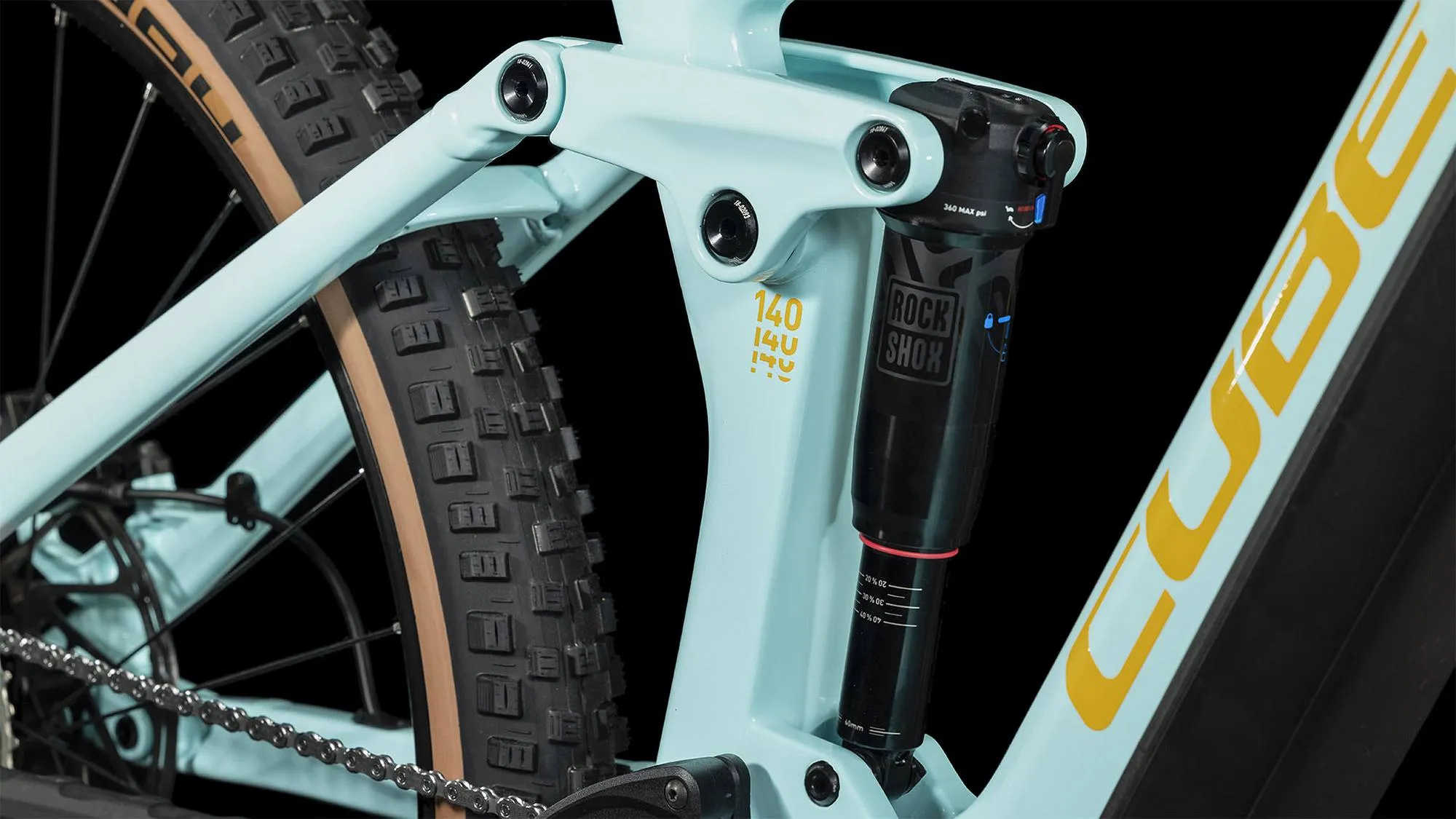 CUBE STEREO HYBRID 140 HPC RACE 750 DAZZLE/ORANGE