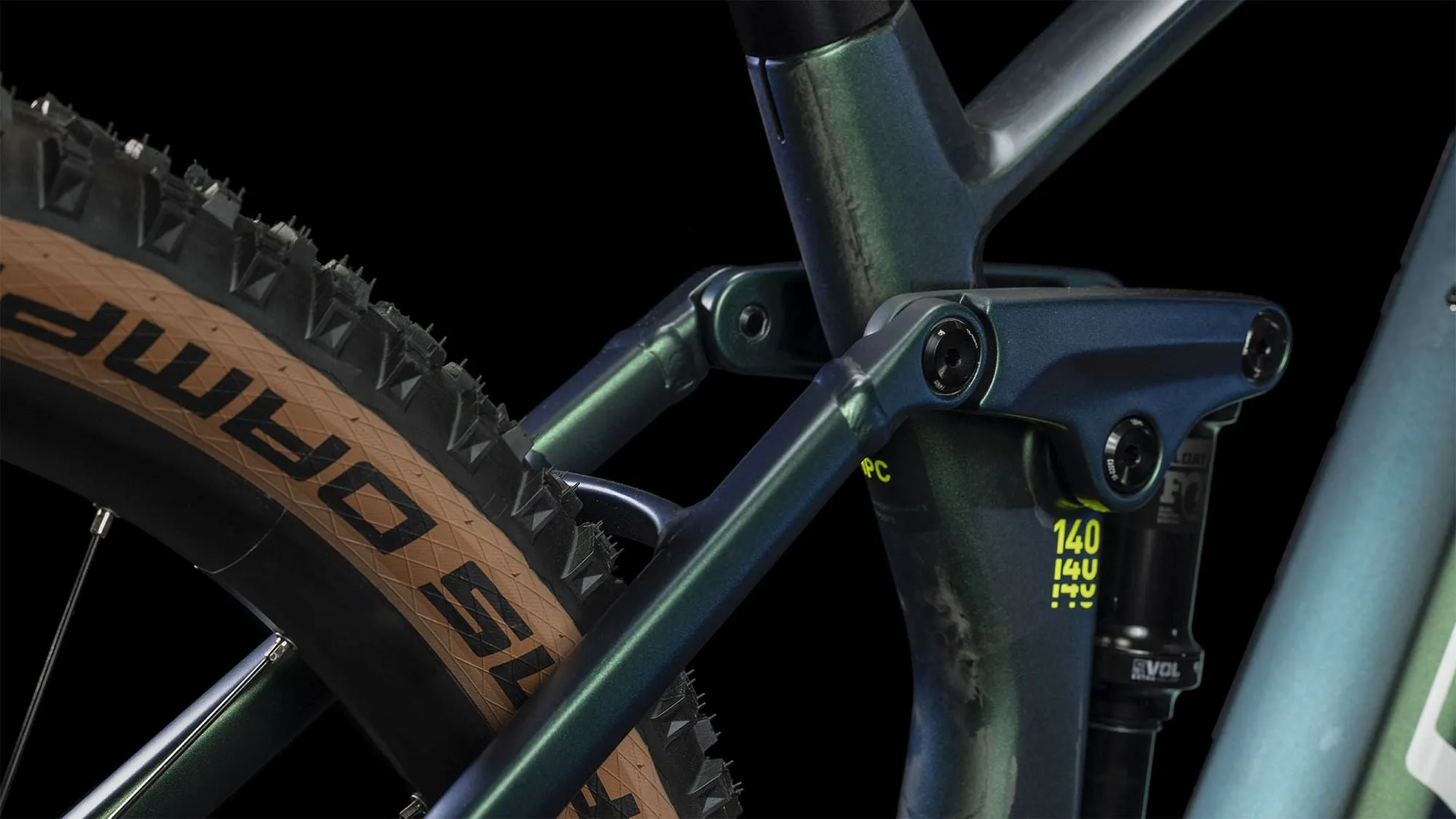 CUBE STEREO HYBRID 140 HPC SLX 750 GOBLIN/YELLOW