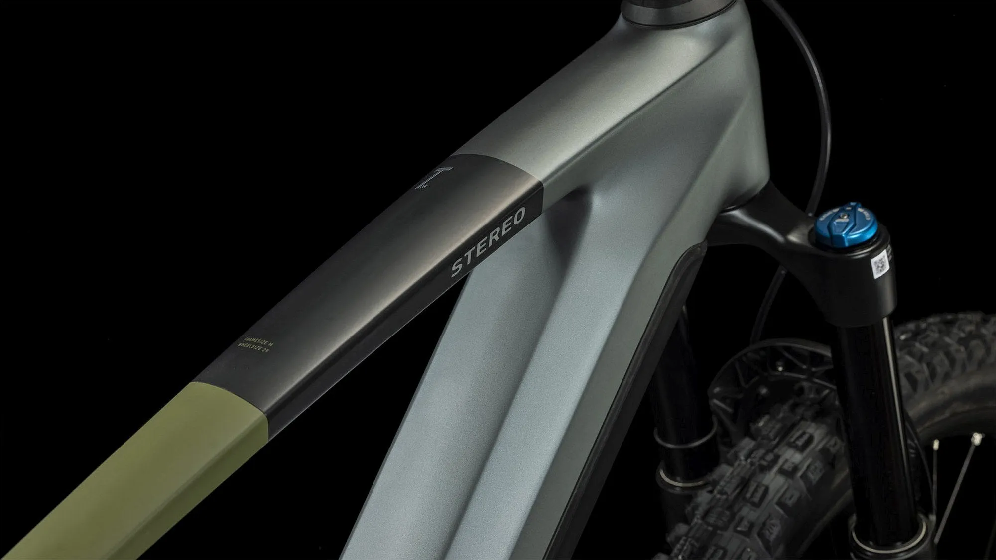 CUBE STEREO HYBRID 140 HPC TM 750 FLASHGREY/OLIVE