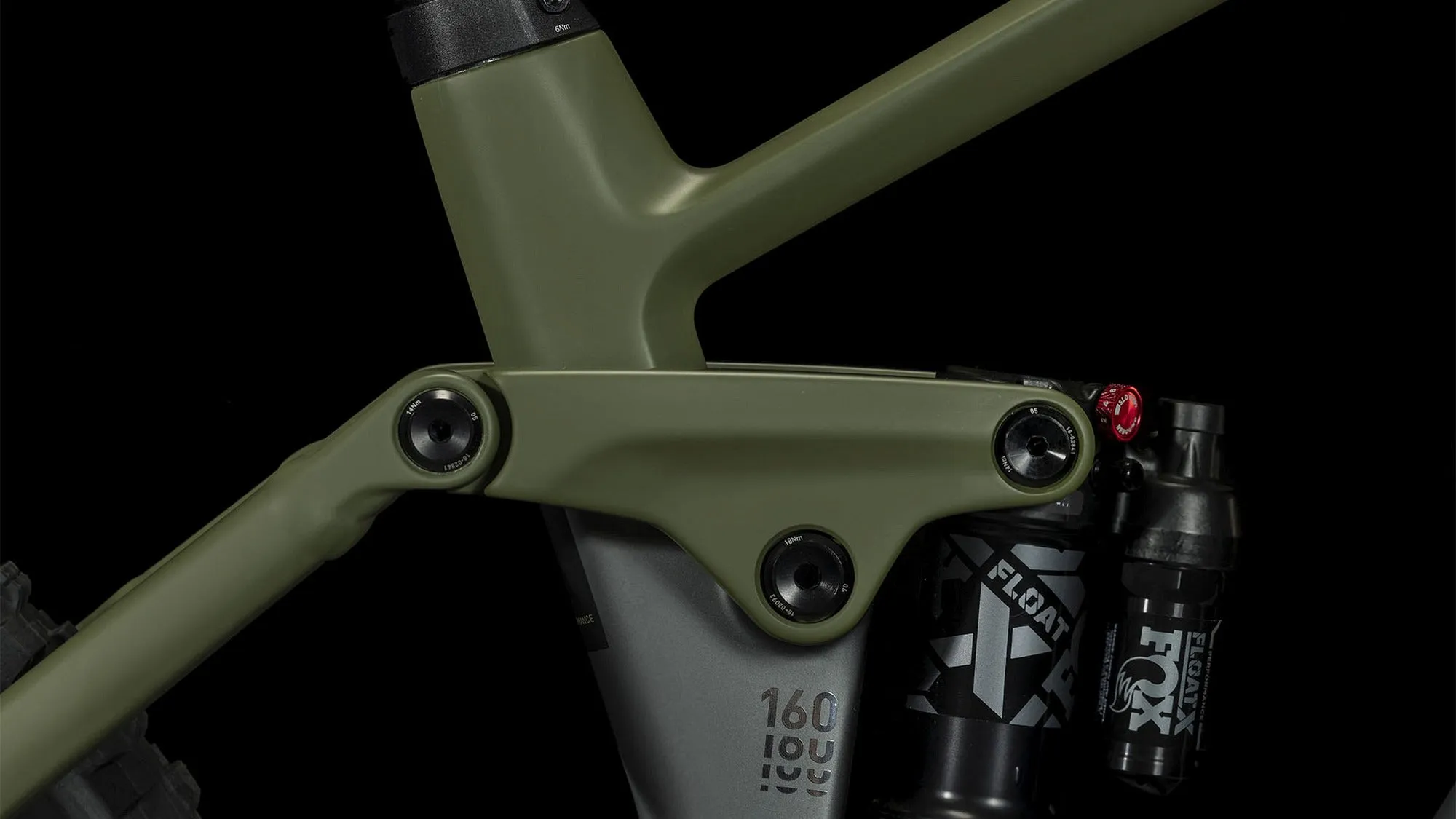 CUBE STEREO HYBRID 160 HPC TM 750 27.5 FLASHGREY/OLIVE