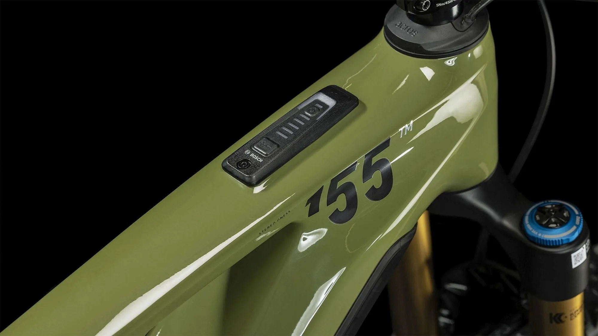 CUBE STEREO HYBRID ONE55 C:68X TM 750 29 OLIVE/CHROME
