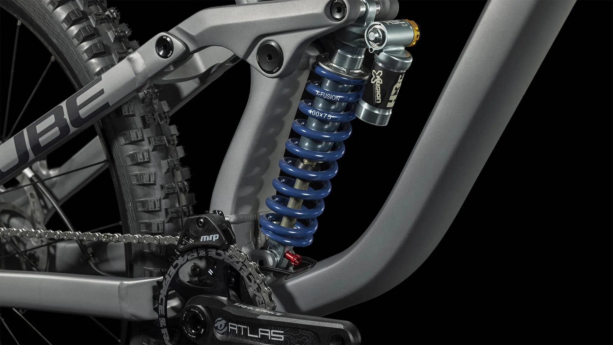 CUBE TWO15 PRO 27.5 GREY/BLACK