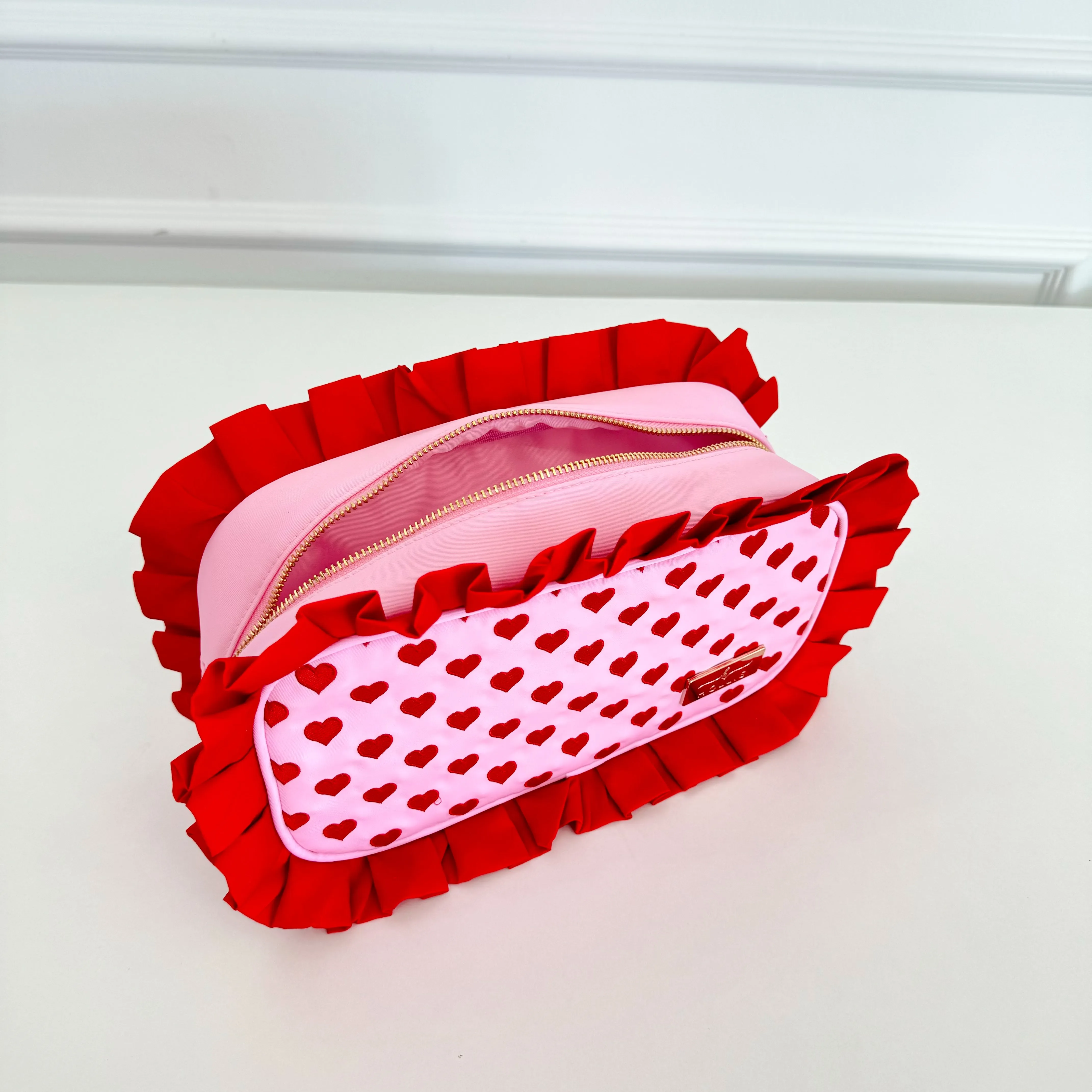 Cupid's Collection Large Ruffle Pouch