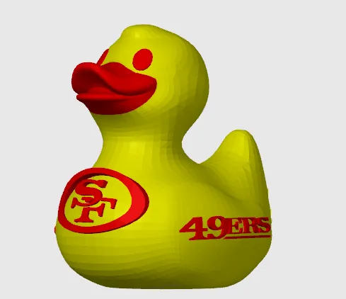Custom Sports Team Duck