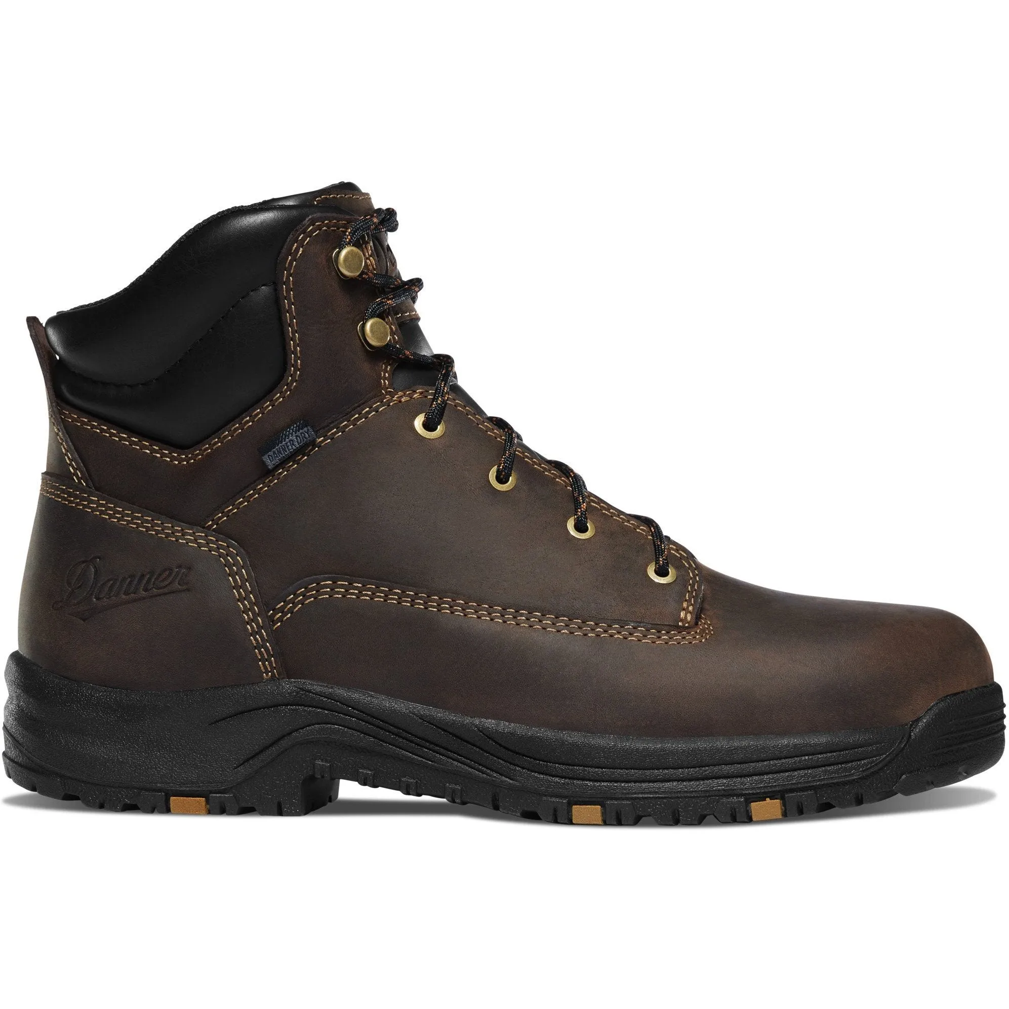 Danner Men's Caliper 6" Soft Toe Waterproof Work Boot - Brown - 19452