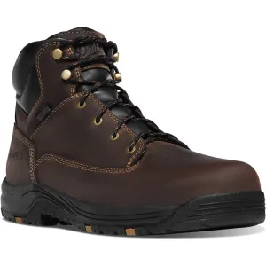 Danner Men's Caliper 6" Soft Toe Waterproof Work Boot - Brown - 19452