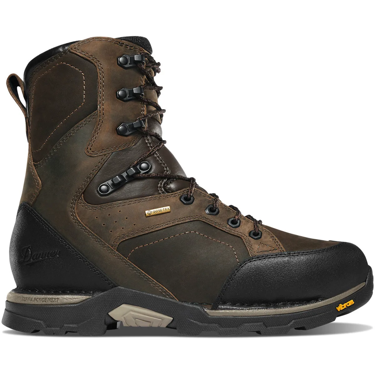 Danner Men's Crucial 8" Composite Toe Waterproof Work Boot - Brown - 15863