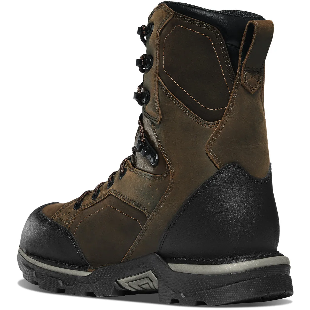 Danner Men's Crucial 8" Composite Toe Waterproof Work Boot - Brown - 15863