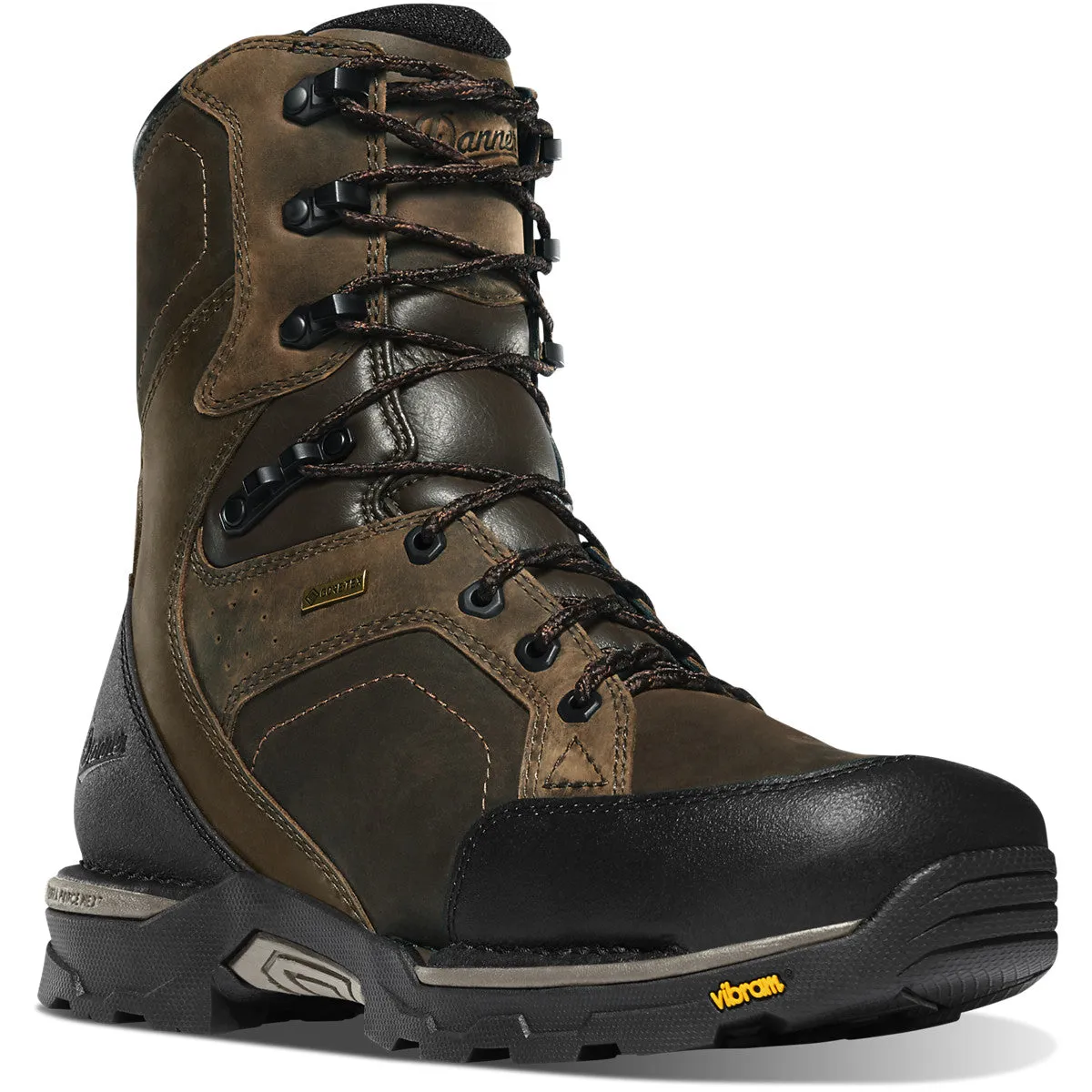 Danner Men's Crucial 8" Composite Toe Waterproof Work Boot - Brown - 15863