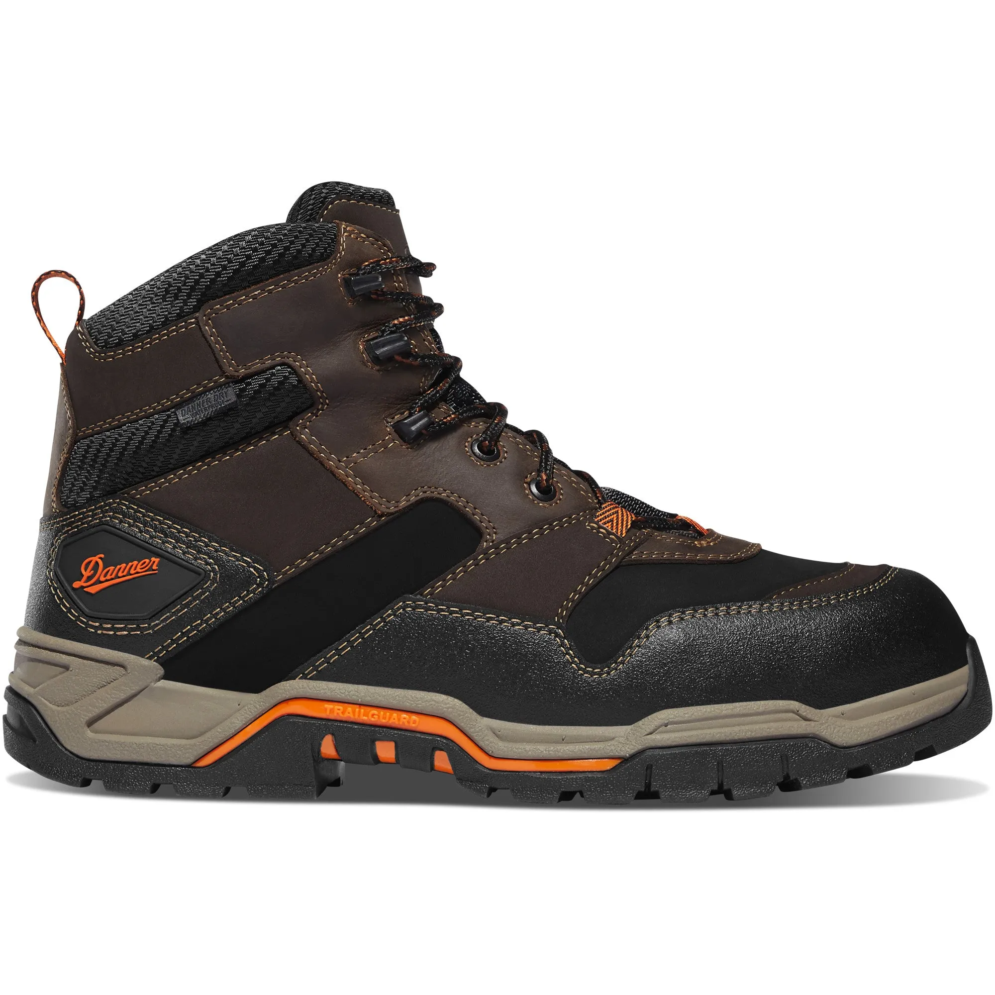 Danner Men's Field Ranger 6" Composite Toe Waterproof Work Boot - Brown - 15161