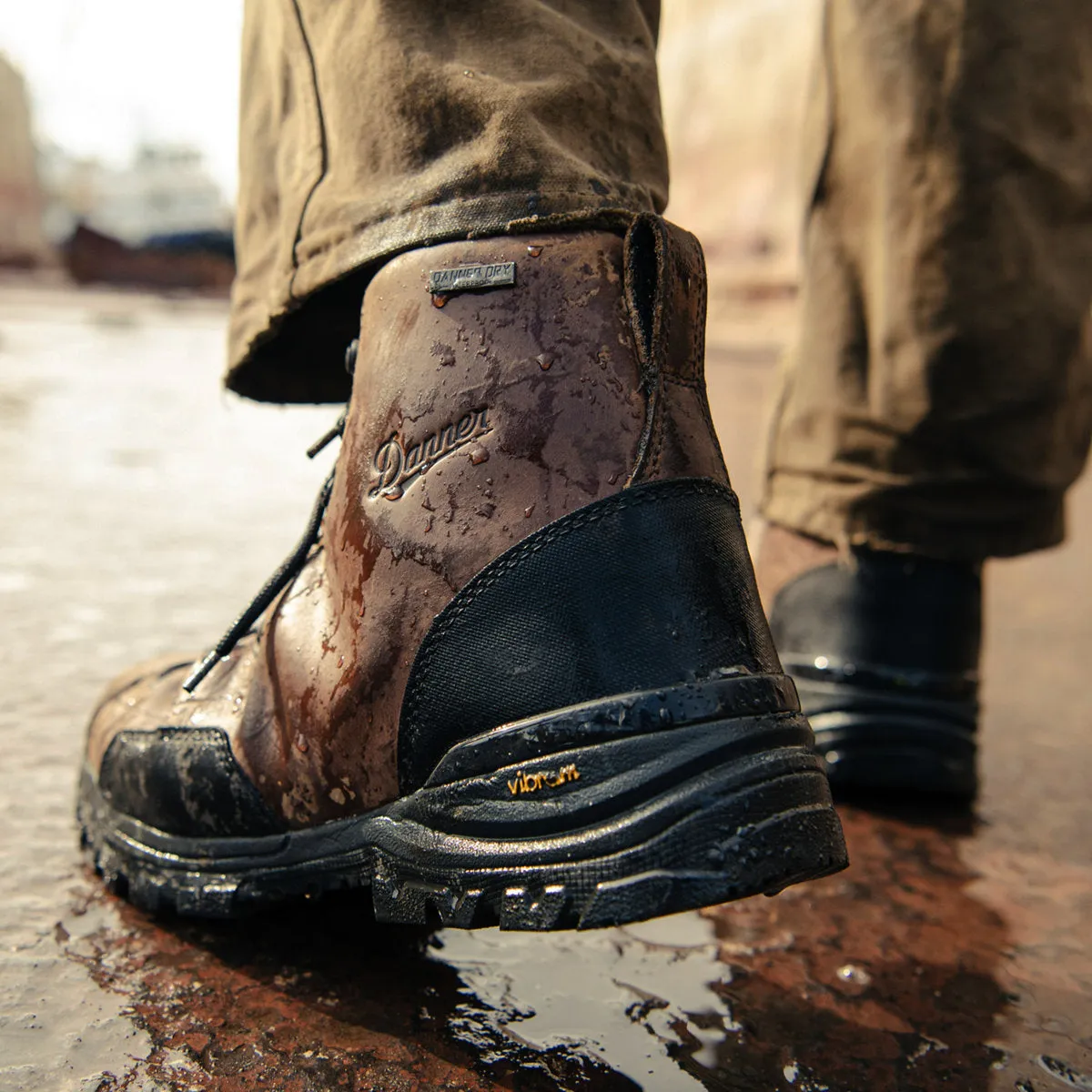 Danner Men's Stronghold 6" Composite Toe Waterproof Work Boot -Brown- 16723
