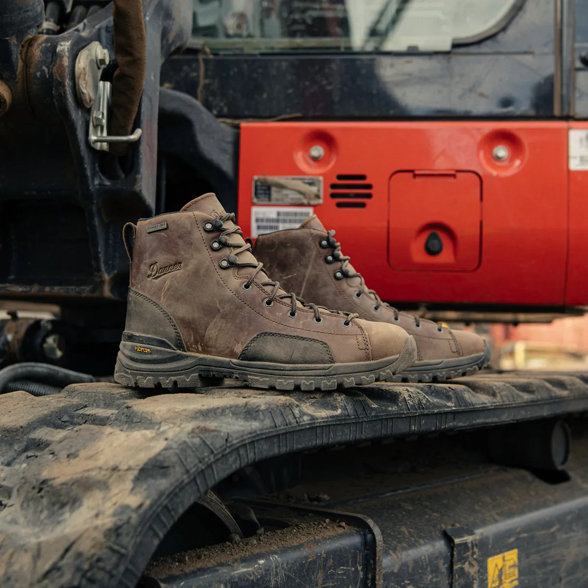 Danner Men's Stronghold 6" Composite Toe Waterproof Work Boot -Brown- 16723