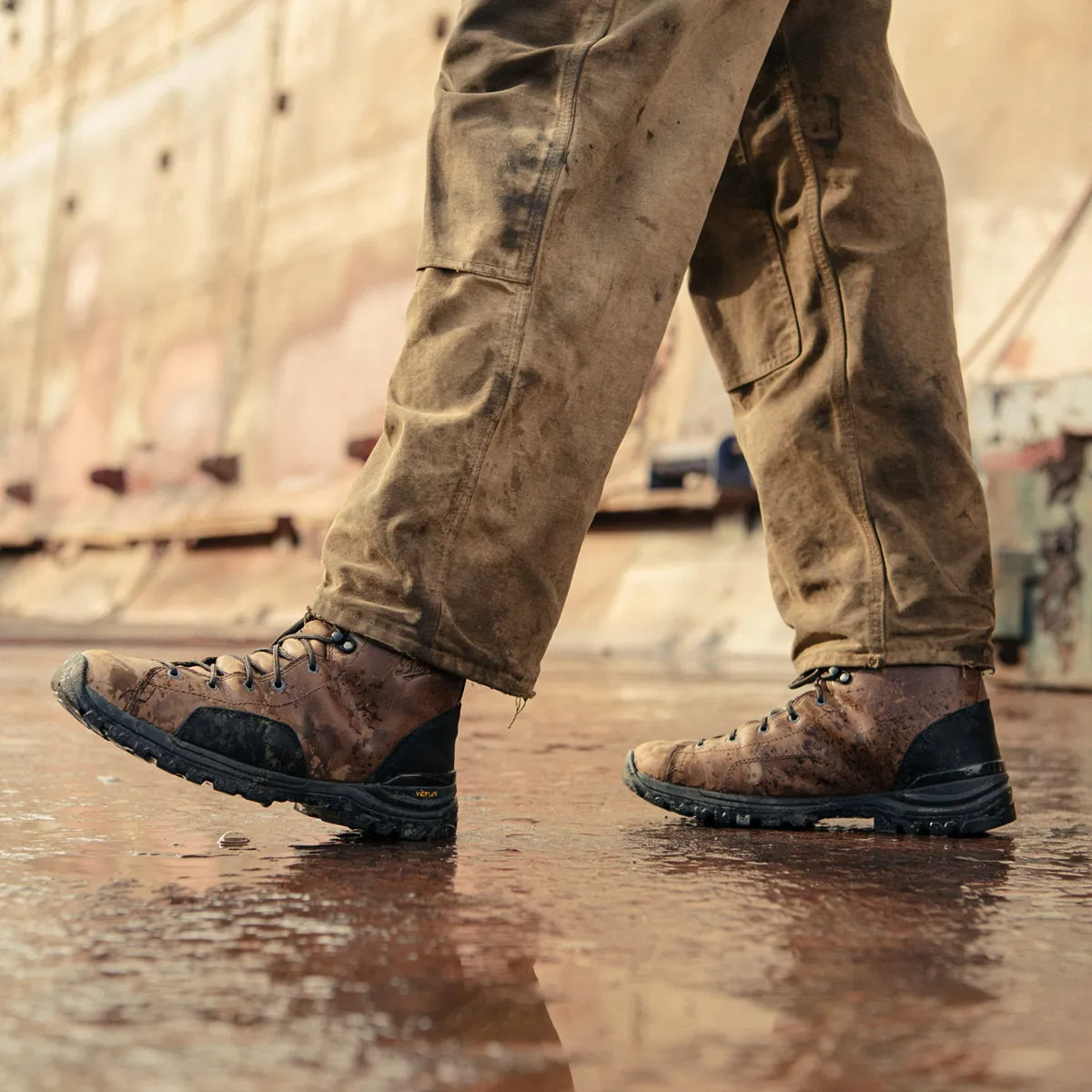 Danner Men's Stronghold 6" Composite Toe Waterproof Work Boot -Brown- 16723