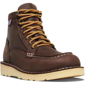 Danner Women's Bull Run GORE-TEX® 6" Plain Toe Waterproof  Work Boot - Brown - 15594