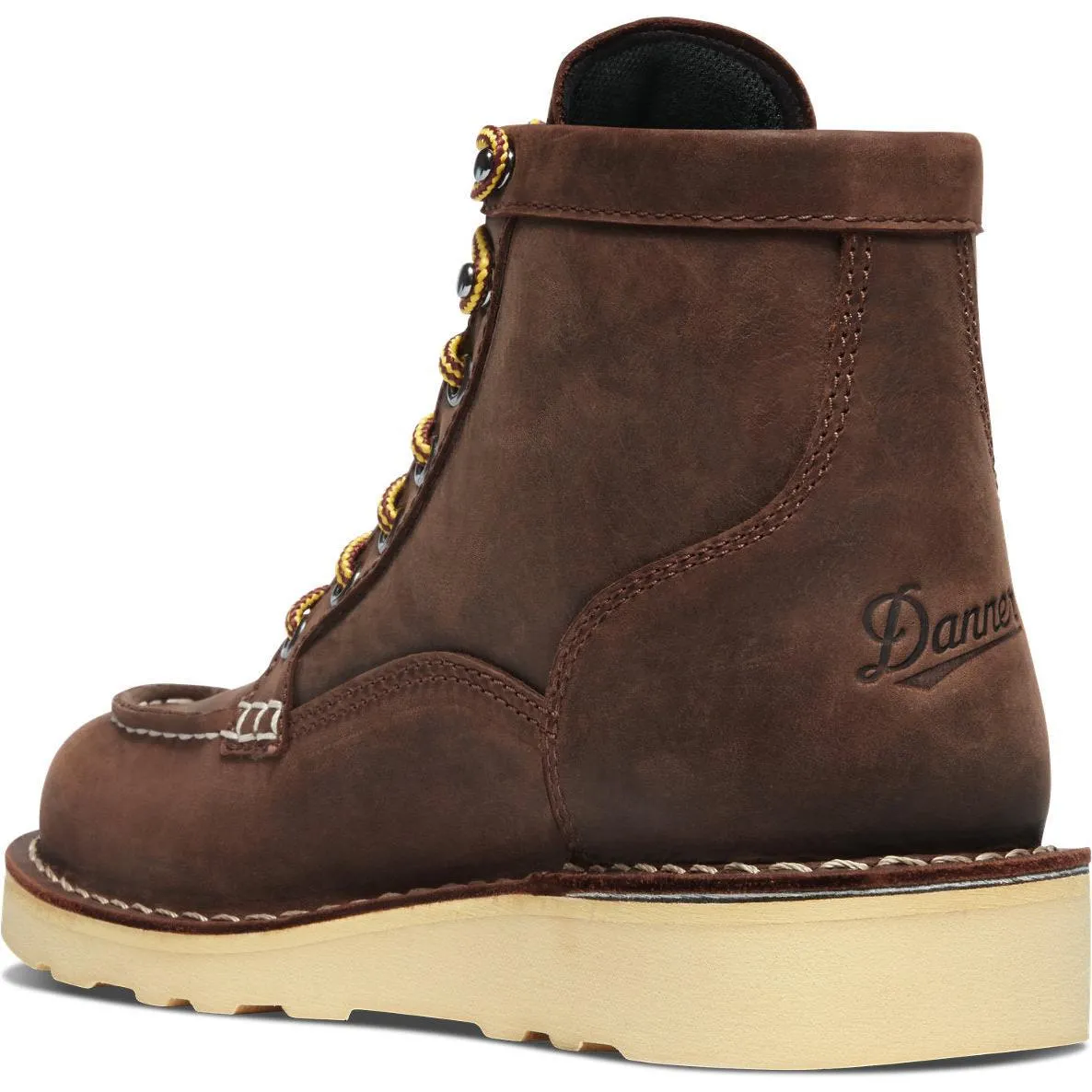 Danner Women's Bull Run GORE-TEX® 6" Plain Toe Waterproof  Work Boot - Brown - 15594