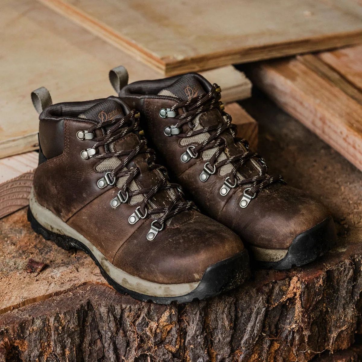 Danner Women's Sandy Ridge 4.5" Aluminum Toe Waterproof Work Boot -Brown- 11321