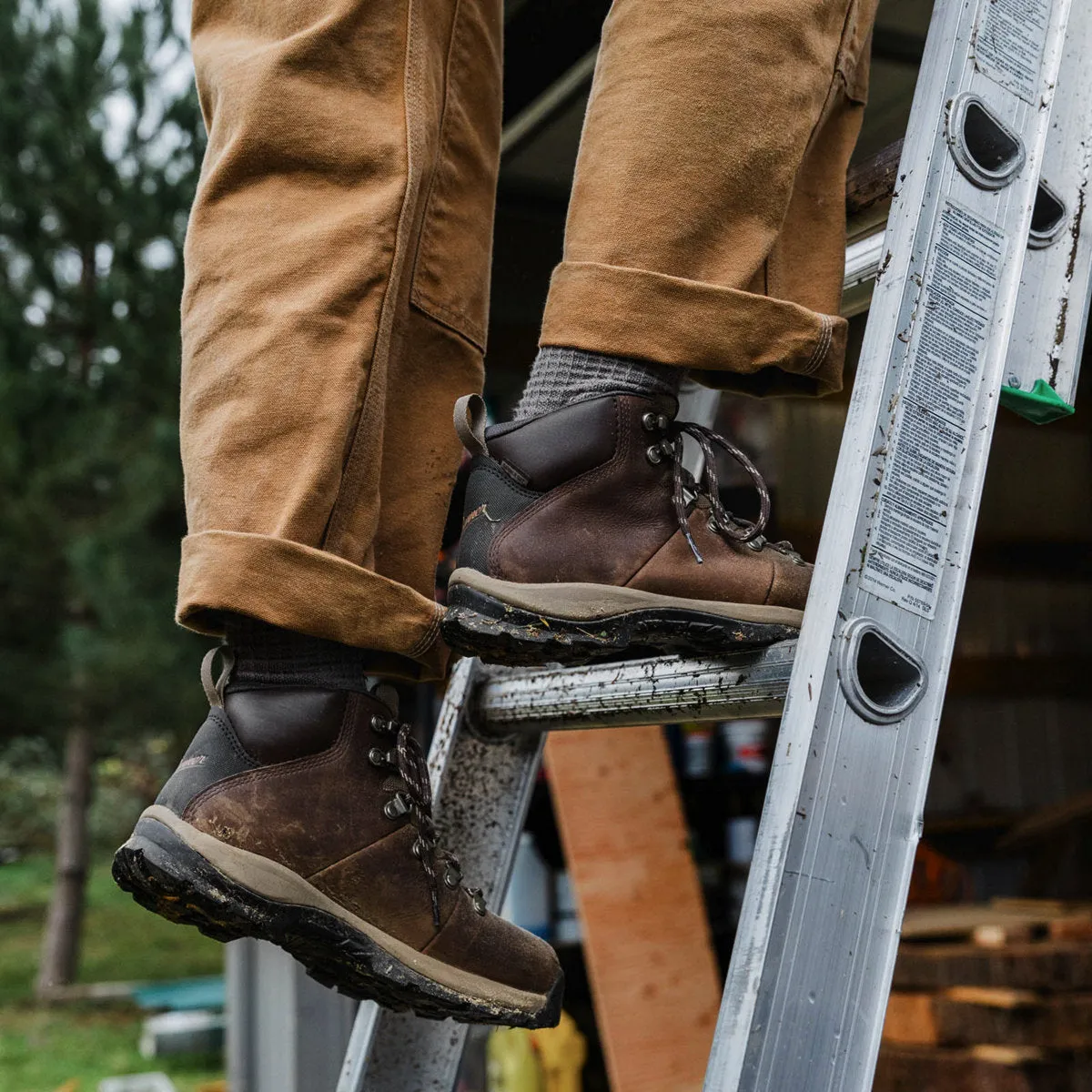 Danner Women's Sandy Ridge 4.5" Aluminum Toe Waterproof Work Boot -Brown- 11321