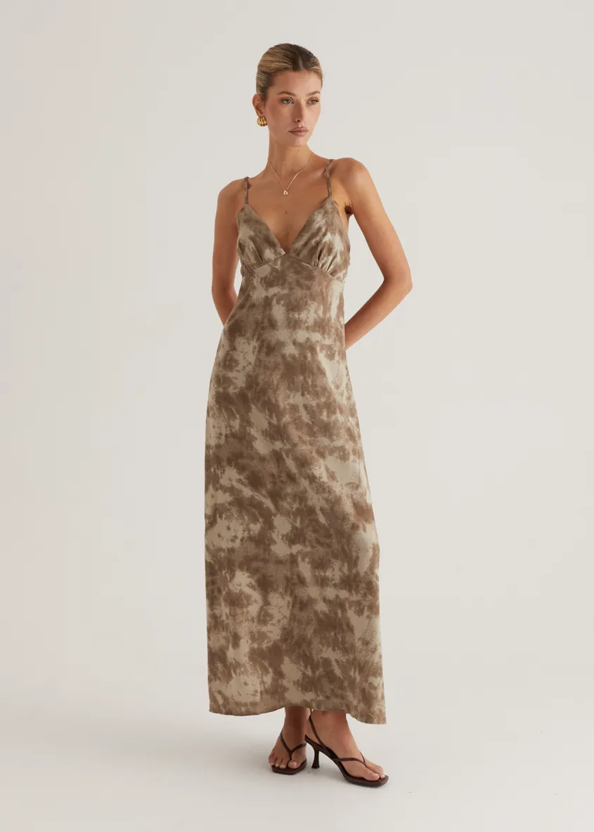 Emery Maxi Dress - Walnut