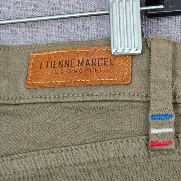 Etienne Marcel Womens size 29 Green Skinny Jeans with Sleek Fit