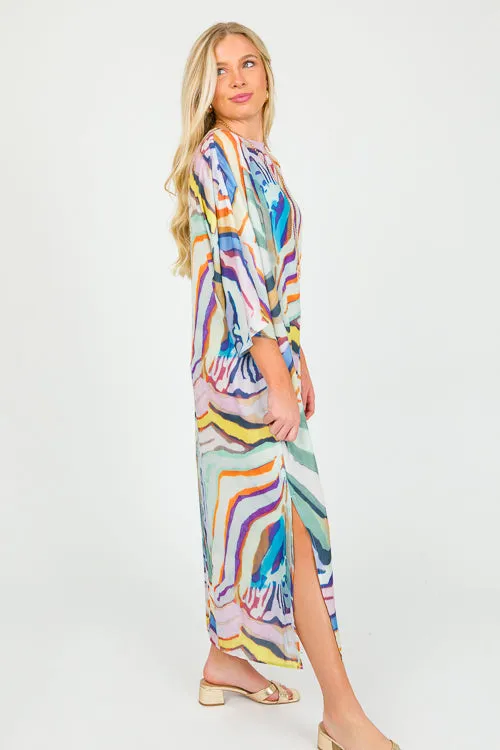 Fabulous Like Roper Printed Caftan Dress