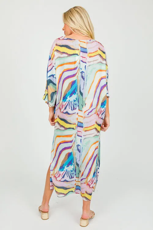 Fabulous Like Roper Printed Caftan Dress