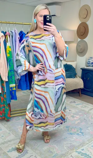 Fabulous Like Roper Printed Caftan Dress