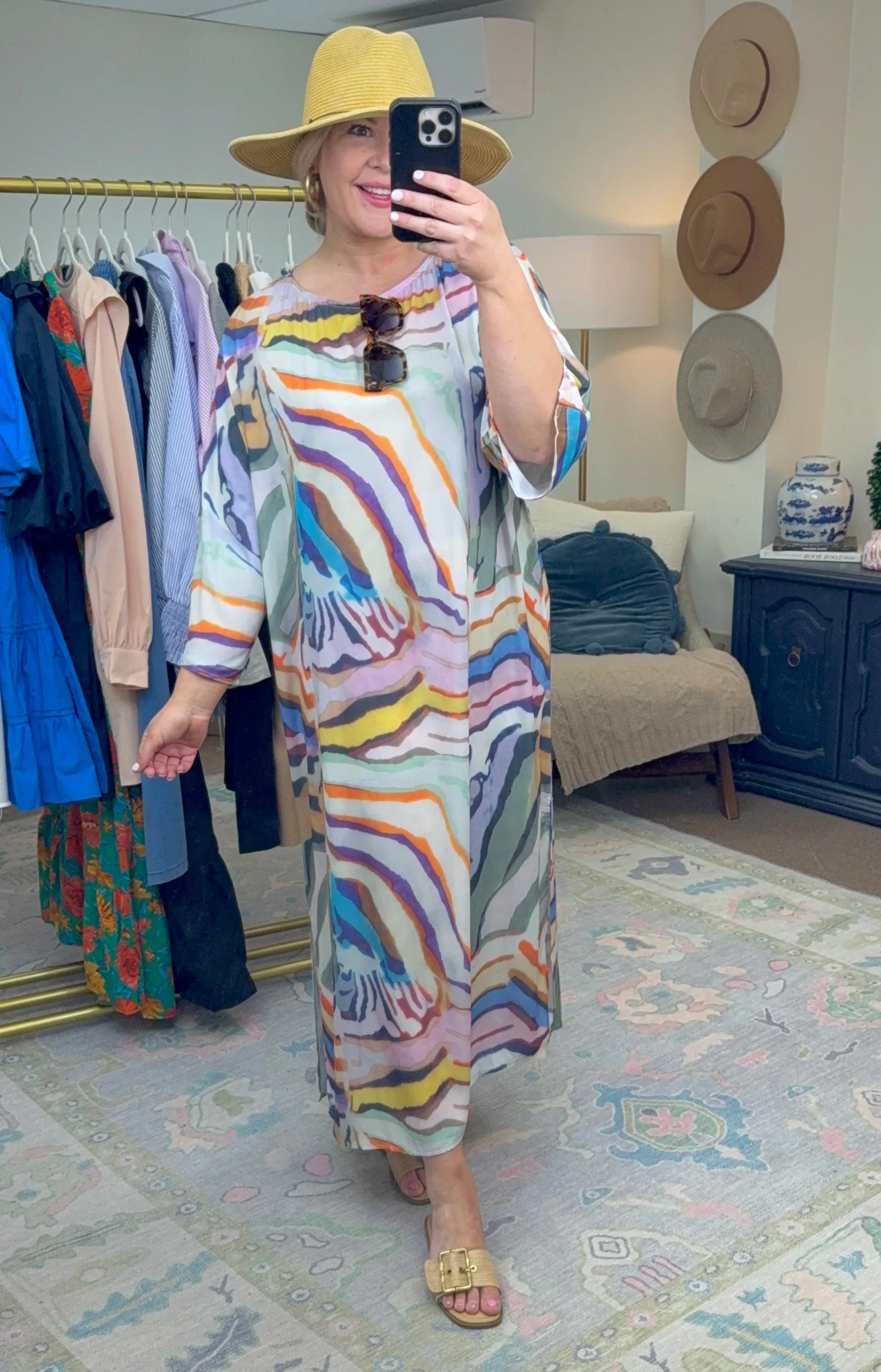 Fabulous Like Roper Printed Caftan Dress