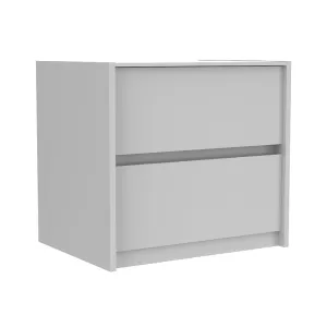 Farona night table for bedroom decoration, light grey
