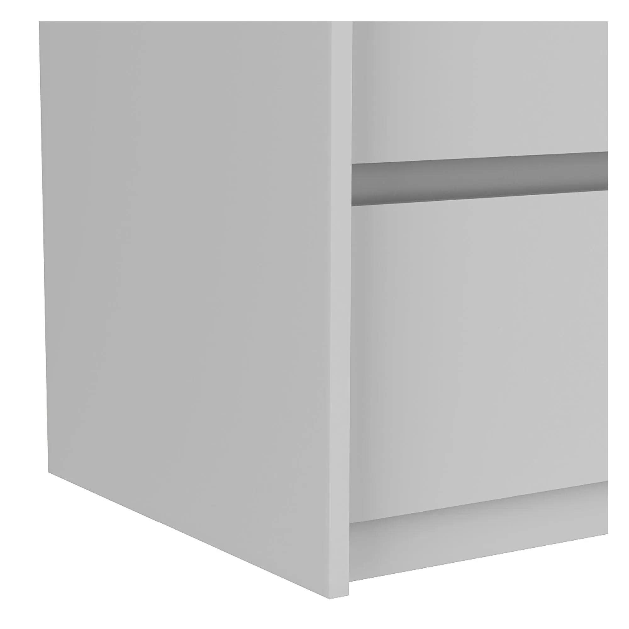 Farona night table for bedroom decoration, light grey