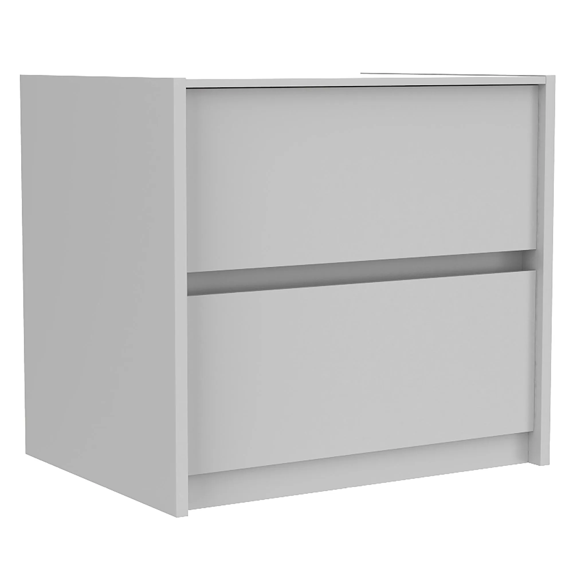 Farona night table for bedroom decoration, light grey